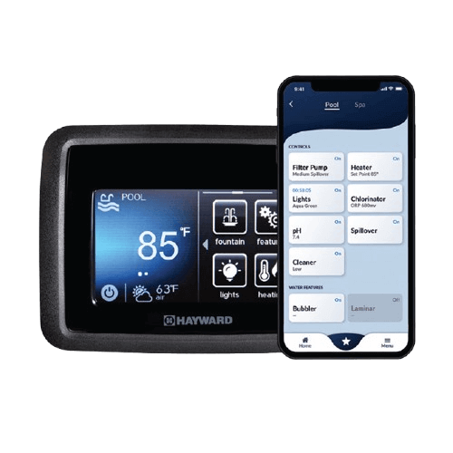 Pool Automation System Controls.